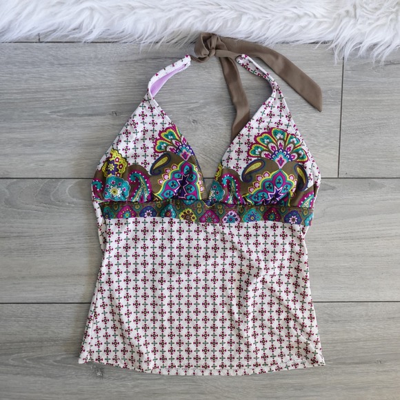 Athleta Swim Athleta Sayulita Paisley Halter Neck Bikini Swimsuit